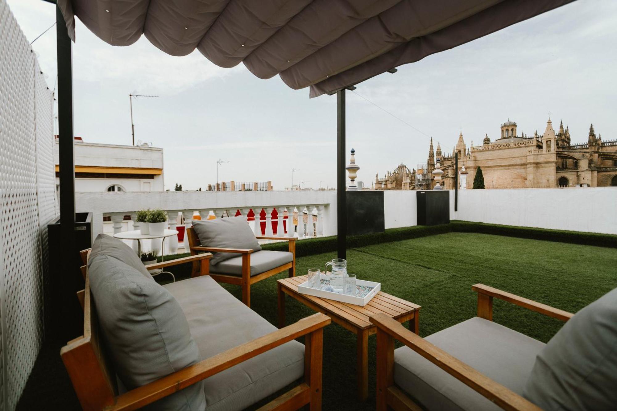 Complete Studio With Terrace - 1Bth- La Giralda Apartment Sevilla Bagian luar foto